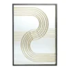 Set of 2 Modern Iron Loops Rectangular Accent Wall Mirrors - Image 7