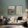 Set of 2 Modern Iron Loops Rectangular Accent Wall Mirrors - Image 12