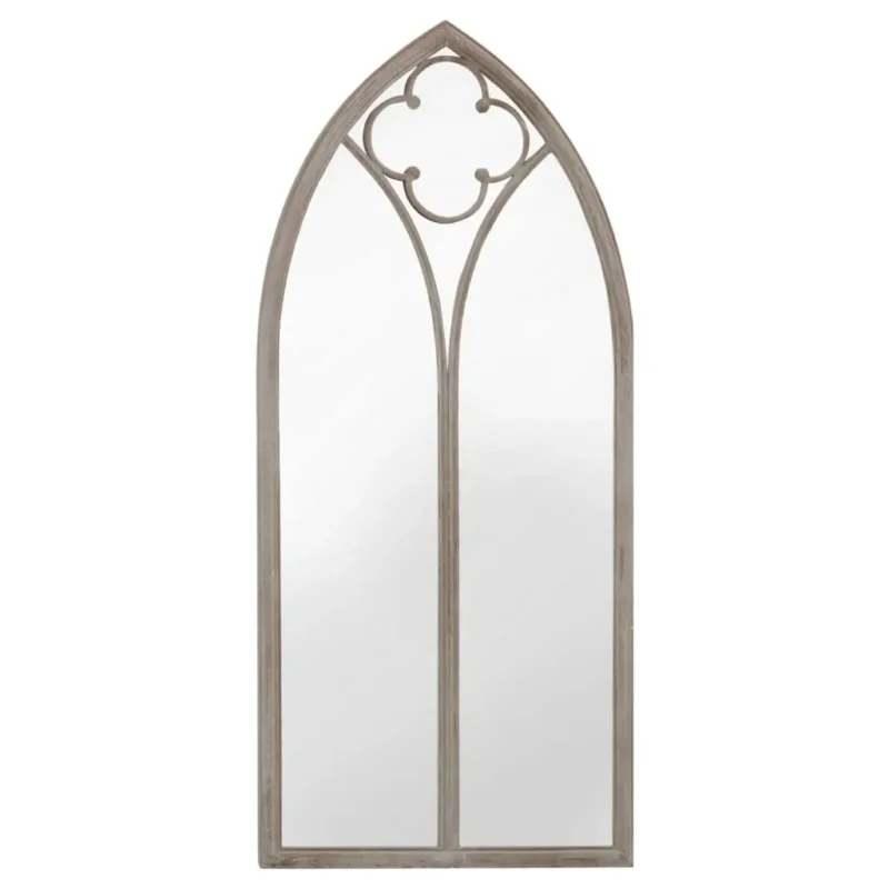 vidaXL Mirror Sand Iron, Glass 27.6 x 11.8 in Wall mounting Mirror - Image 2